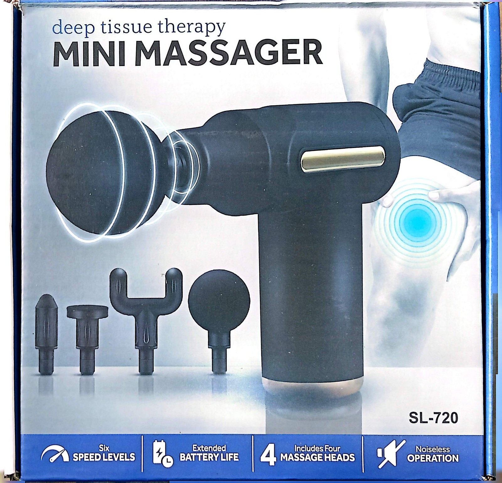 ম্যাসেজ গান Massage Gun(1 box) MRP=950/- ফ্রি হোম ডেলিভারি - Image 4